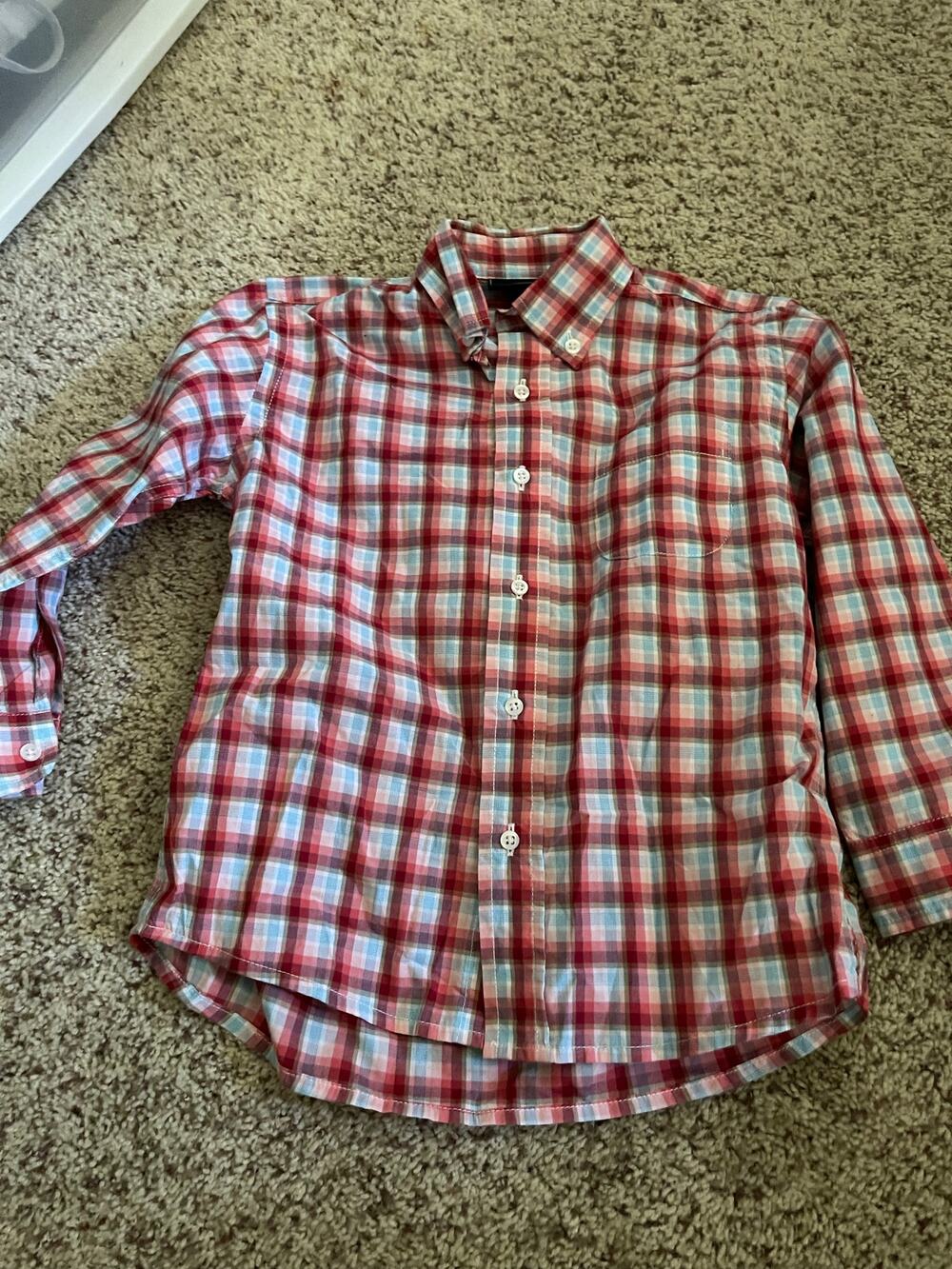 Oscar de la Renta boys 4t button front shirt
